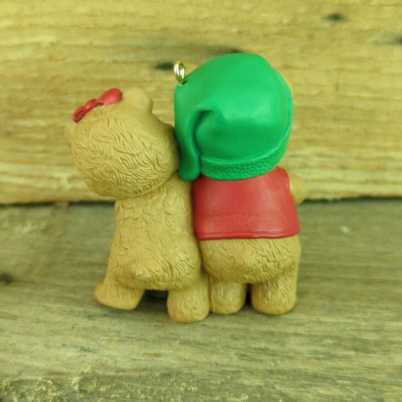 Vintage 1990 Hallmark Keepsake Ornament "Mom and Dad" / Christmas Bears - Picture 4 of 8